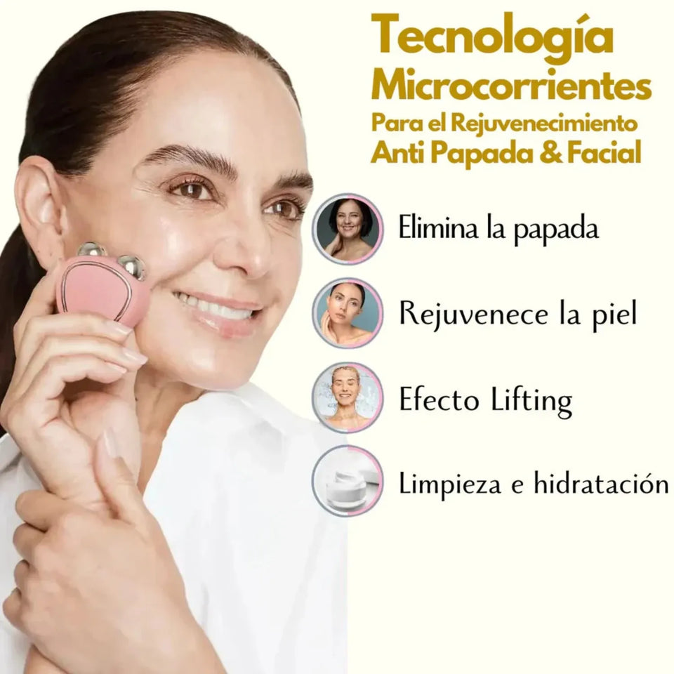 MASAJEADOR FACIAL MICRO CORRIENTE REAFIRMANTE
